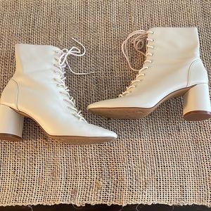 COPY - ZARA Trafaluc Lace up Ankle Boots
